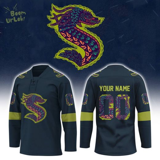 2024 Seattle Kraken Inaugural Hispanic Heritage Night Personalized Jersey