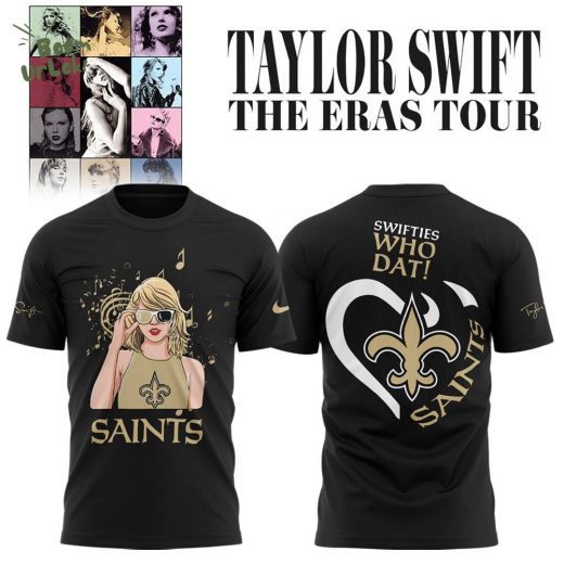 2024 New Orleans Saints x Taylor Swift The Eras Tour Collection Limited T-Shirt – Pop Culture Gear