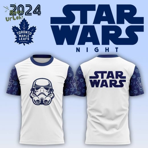 2024 Toronto Maple Leafs x Star Wars Night T-shirt | NHL Star Wars Collaboration Shirt