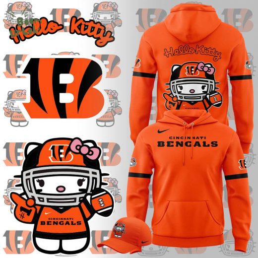 Cincinnati Bengals x Hello Kitty 2024 Limited Edition Hoodie