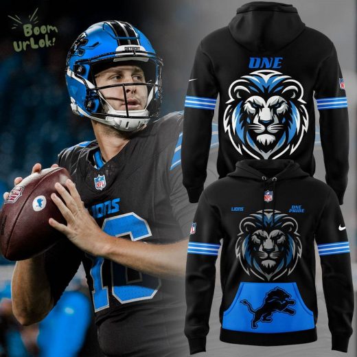 Detroit Lions ONE PRIDE 2024 Black Hoodie – Limited Edition