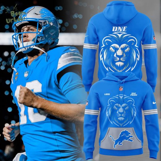 Detroit Lions ONE PRIDE 2024 Blue Hoodie – Limited Edition