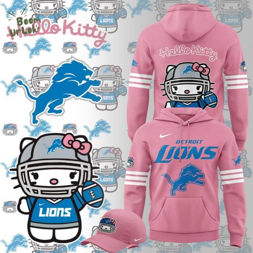 Detroit Lions x Hello Kitty 2024 Limited Edition Hoodie