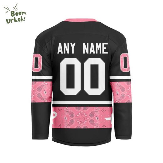 2024 Carolina Hurricanes Pink Fight Breast Cancer V-shaped Limited Edition Jersey