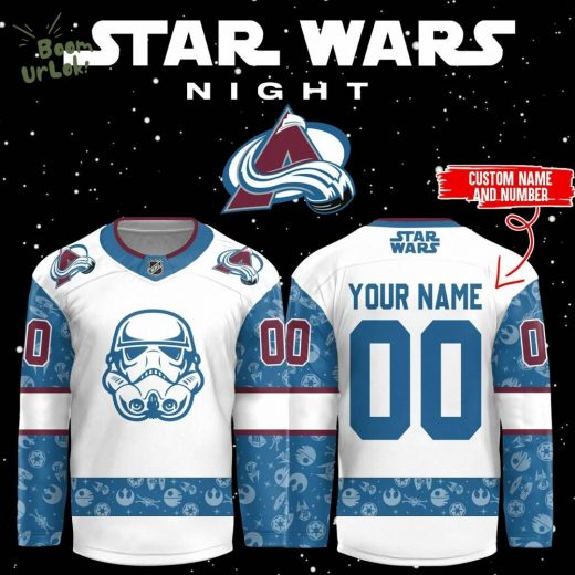 2024 Colorado Avalanche Star Wars Night Personalized Jersey – Custom Name & Number