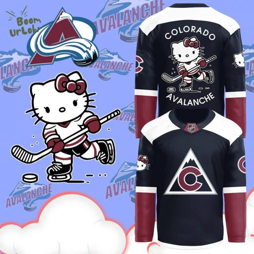 2024 Colorado Avalanche x Hello Kitty 50th Anniversary Jersey – Personalized Custom