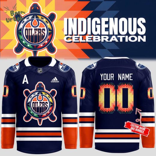 2024 Edmonton Oilers x Indigenous Celebration Jersey – Personalized Custom Design