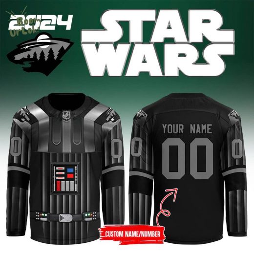 2024 Minnesota Wild x Star Wars Night Custom Personalized Jersey