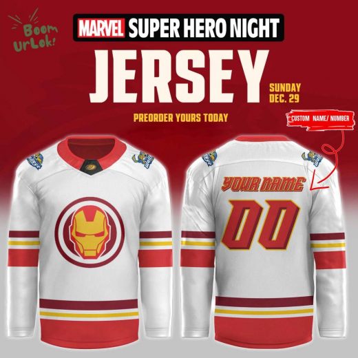 2024 Toledo Walleye x Marvel Superhero Night Custom Jersey – Custom Name & Number