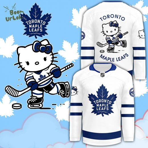 2024 Toronto Maple Leafs x Hello Kitty 50th Anniversary White Jersey – Custom Design