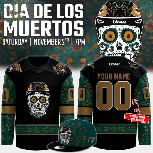 2024 Utah Grizzlies x Día de los Muertos Night Jersey – Custom Design