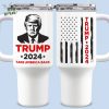 Fight To Restore American Greatness – US Election 40oz Stainless Steel Tumbler with Handle