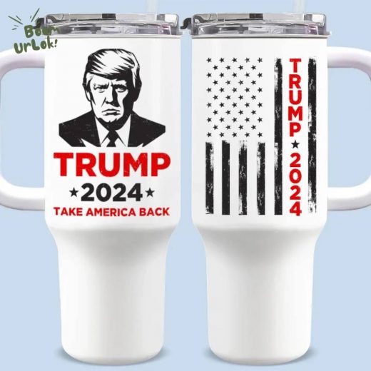 Always For America – US Election 40oz Stainless Steel Tumbler with Handle