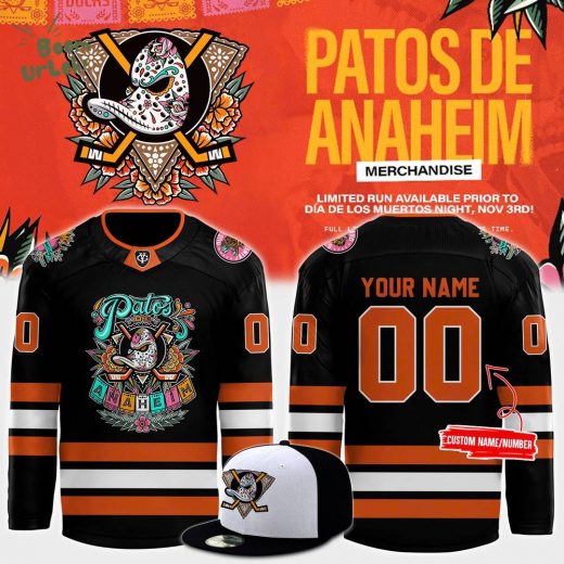 Anaheim Ducks Día de los Muertos Custom Jersey 2024 – Personalized Edition