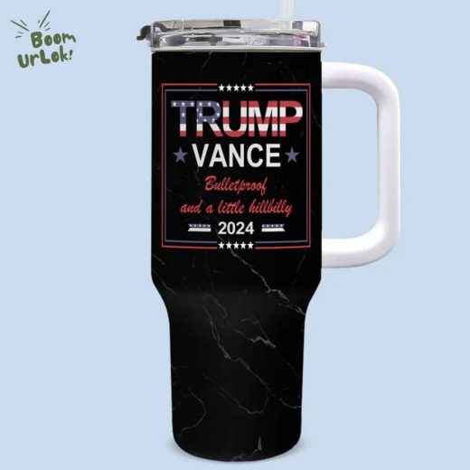 Believing In America Means Believing In Each Other – US Election 40oz Stainless Steel Tumbler with Handle