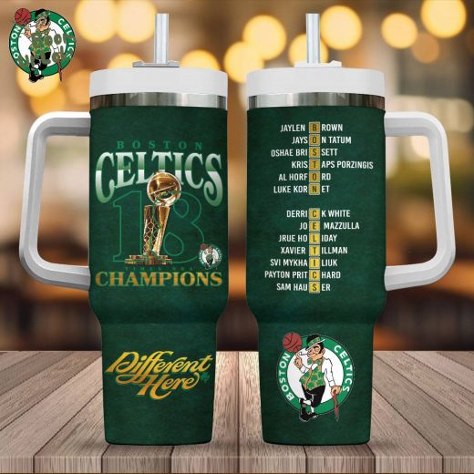 Boston Celtics Champions Limited Edition Stanley Tumbler – NBA Fan Drinkware