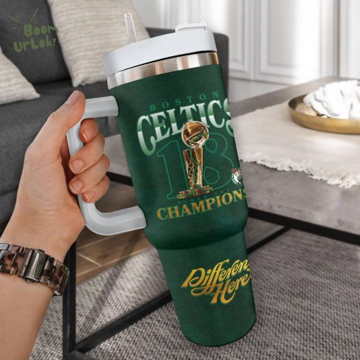 Boston Celtics Champions Limited Edition Stanley Tumbler – NBA Fan Drinkware