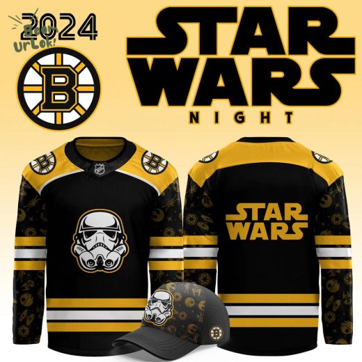 Boston Hockey Team x Star Wars Jersey – Custom Personalized Design