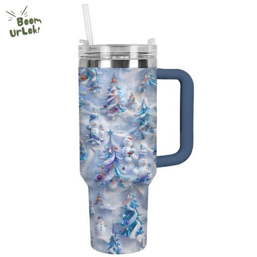 Glossy Tumbler Joyful Christmas – Merry Holiday Tumbler