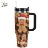 Glossy Tumbler Personalized Festive Spirit – Custom Christmas Tumbler