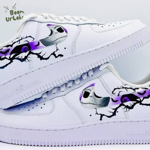 Jack Skellington Nike Air Force 1 2024 Halloween Edition Sneakers