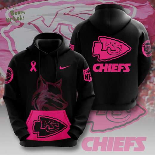 Kansas City Chiefs x Breast Cancer Awareness 2024 T-shirt – New Version