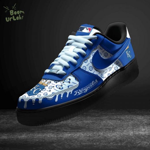 Kansas City Royals Limited Edition Nike Air Force 1 Custom Sneakers