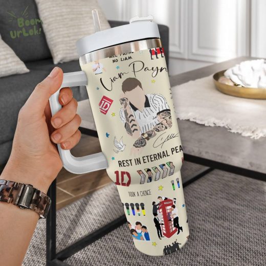 Liam Payne 40oz Stanley Tumbler – Personalized Music Fan Cup