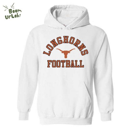 Longhorns Cole Football 2024 Classic Comfort White Limited Edition Hoodie