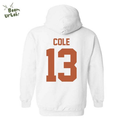 Longhorns Cole Football 2024 Classic Comfort White Limited Edition Hoodie