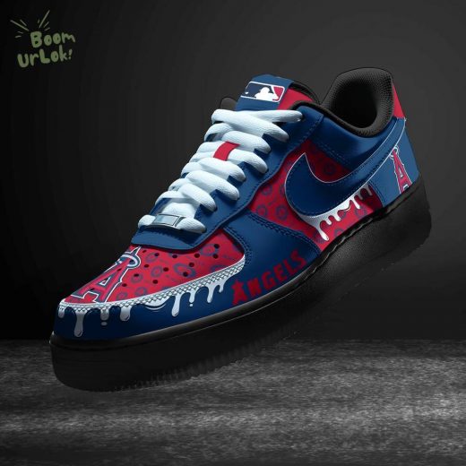 Los Angeles Angels Limited Edition Nike Air Force 1 Custom Sneakers