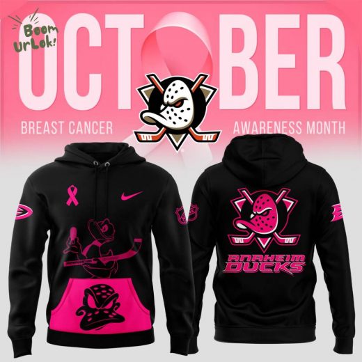 Men’s Nike Anaheim Ducks 2024 Breast Cancer Awareness NHL Hoodie