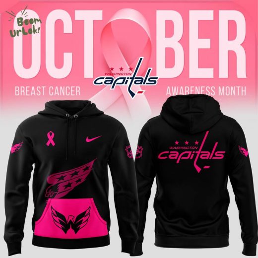 Men’s Nike Washington Capitals 2024 Breast Cancer Awareness NHL Hoodie