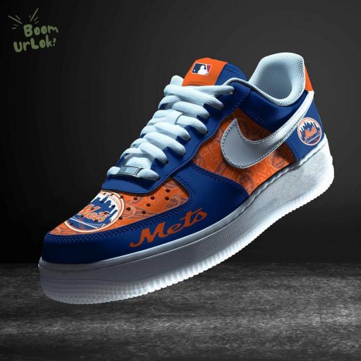 New York Mets Nike Air Force 1 Custom Sneakers 2024