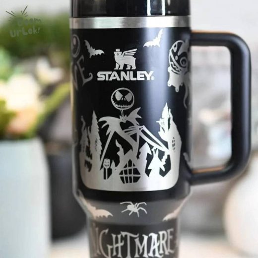 Nightmare Before Xmas 40oz Tumbler – Halloween & Christmas Fan Tumbler