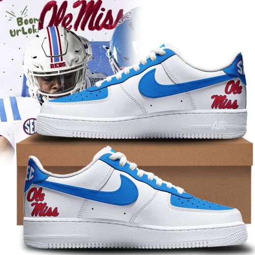 Nike Air Force 1 Ole Miss Rebels Custom Name Limited Edition 2024 Sneakers