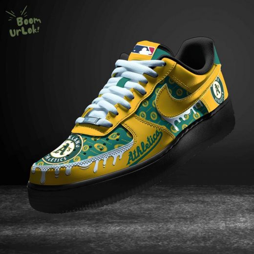 Oakland Athletics Limited Edition Nike Air Force 1 Custom Sneakers