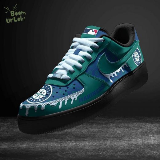 Seattle Mariners Limited Edition Nike Air Force 1 Custom Sneakers