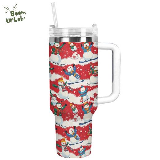 Snowman Sports Tumbler – Winter Sports Drinkware