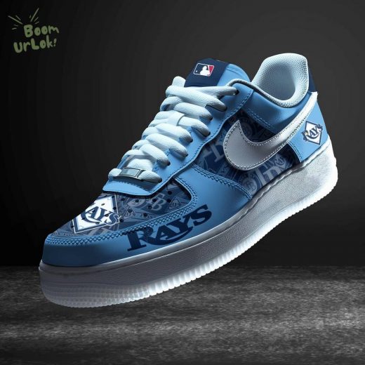 Tampa Bay Rays Nike Air Force 1 Custom Sneakers 2024