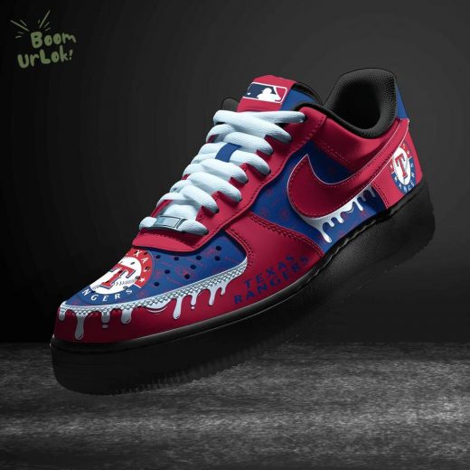 Texas Rangers Limited Edition Nike Air Force 1 Custom Sneakers