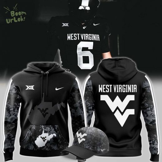 West Virginia Mountaineers XII Black Limited Edition Hoodie 2024 – NCAA Fan Apparel