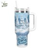 Joyful Winter Snowman Tumbler – Festive Winter Drinkware