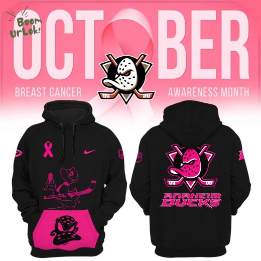 Women’s Nike Anaheim Ducks 2024 Breast Cancer Awareness NHL Hoodie