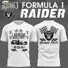 Las Vegas Raiders x Formula 1 Grand Prix 2024 Premium T-Shirt – Sports Collaboration