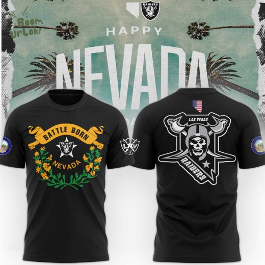 Las Vegas Raiders x Happy Nevada Day 2024 T-Shirt – NFL Celebration Gear