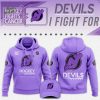 Utah Hockey Fights Cancer 2024 Unisex Hoodie