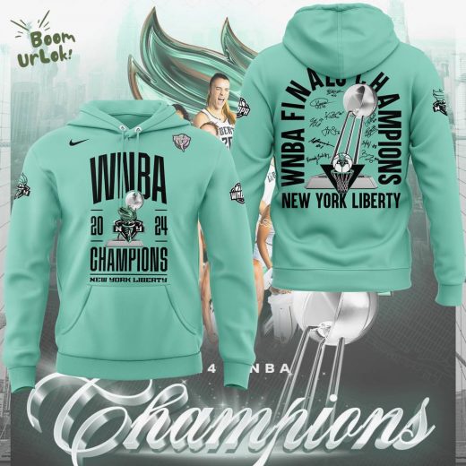 New York Liberty 2024 WNBA Finals Champions Pullover Hoodie