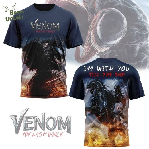 PREMIUM Venom “I Am With You Till the End” 3D SHIRT – Marvel Comics Fan Gear