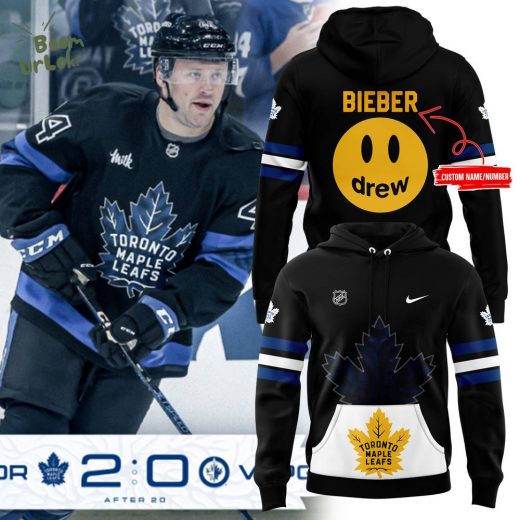 Toronto Maple Leafs 2024 Justin Bieber Customizable Hoodie